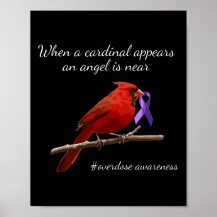 Póster Ángel Cardinal Púrpura Cinta de Sobredosis