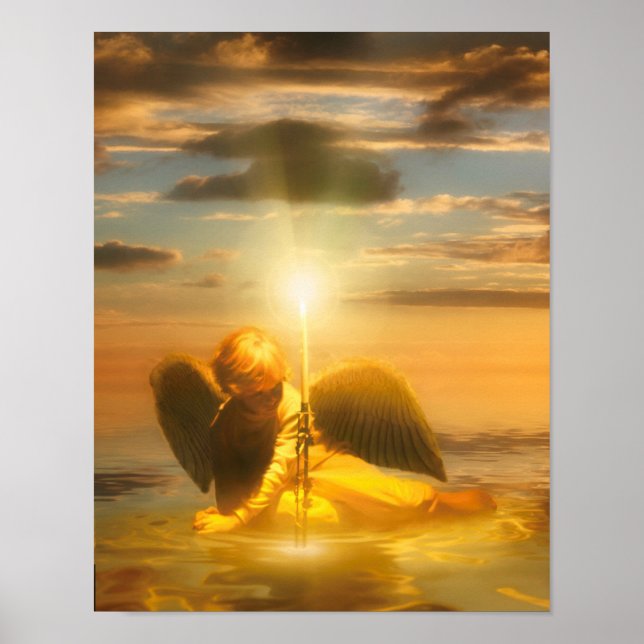 Póster Angel Child LIGHT THE WORLD (Frente)