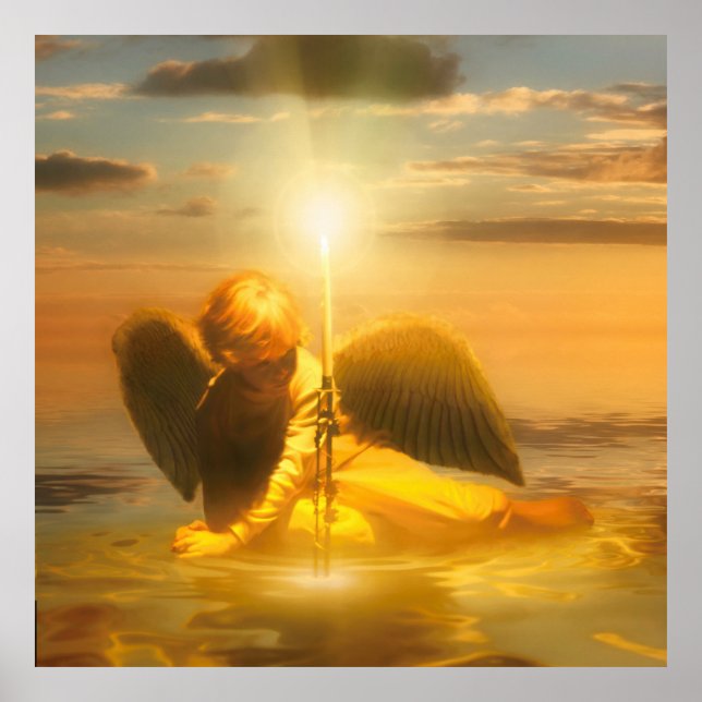 Póster Angel Child LIGHT THE WORLD (Frente)