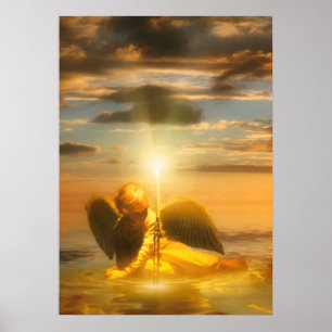 Póster Angel Child LIGHT THE WORLD