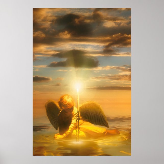 Póster Angel Child LIGHT THE WORLD (Frente)