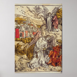Póster Ángel con la llave del abismo, 1498