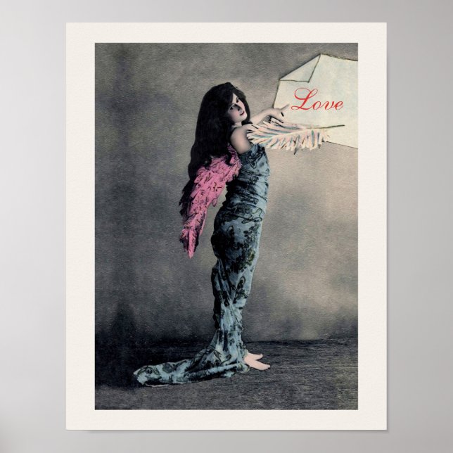 Póster Ángel de amor - 11x14 Poster / Cambiar 2 lienzo (Frente)