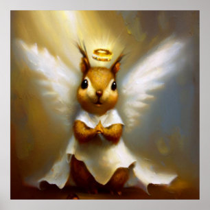 Póster Ángel de ardilla