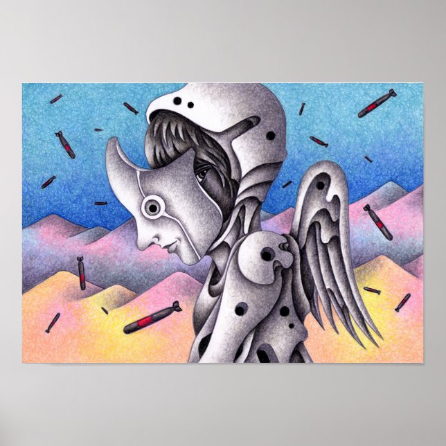 Póster Ángel de batalla. (Frente)