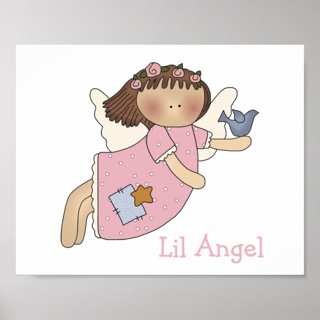 Póster Ángel de Chicas cortos (Frente)