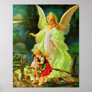 Póster Ángel de la guarda por el Poster puente 01