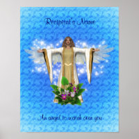 Ángel de la guarda que vigila lo personalizado