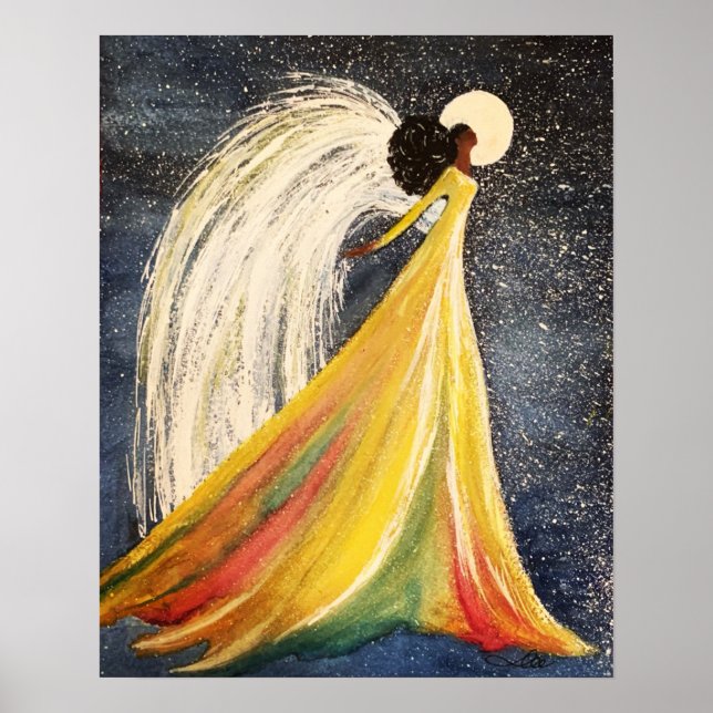 Póster Ángel de la luna (Frente)