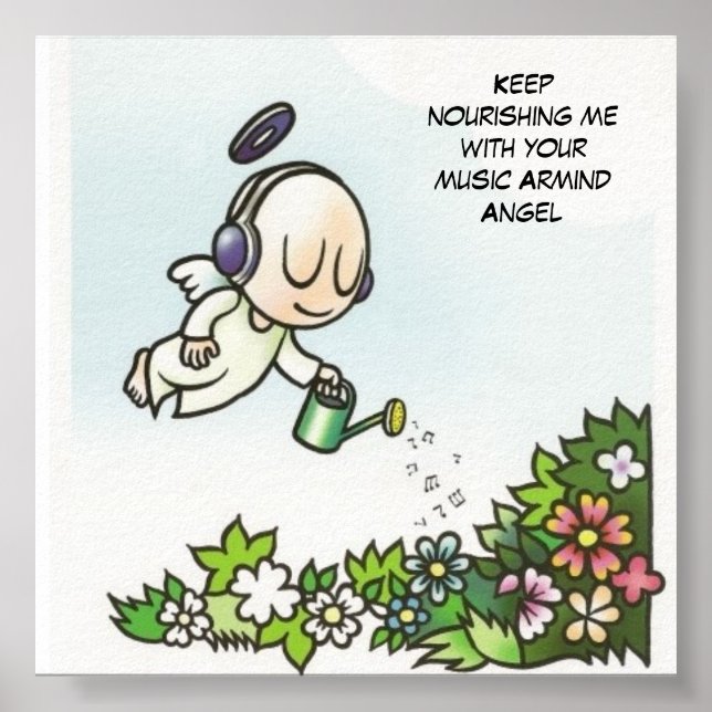 Póster Ángel de la mente (Frente)