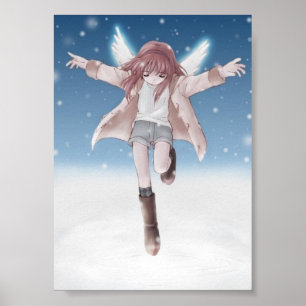 Póster Ángel de la nieve