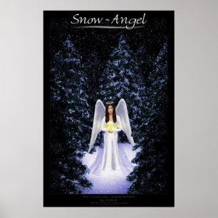 Póster Ángel de la nieve