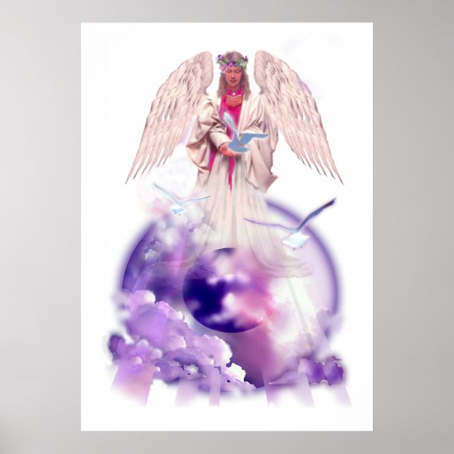 Póster Ángel de la Paz (Frente)