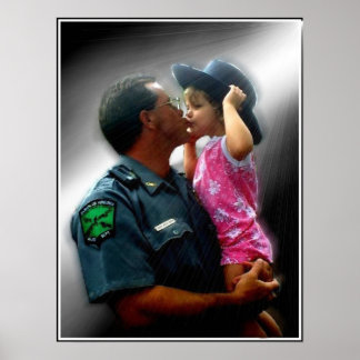 Póster Ángel de la policía