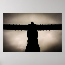 Póster Ángel de la silueta del Norte