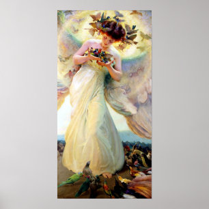 Póster Ángel de las Aves