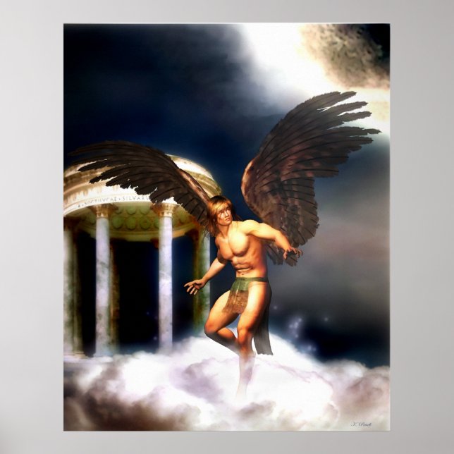 Póster Ángel de las divinidades (Frente)