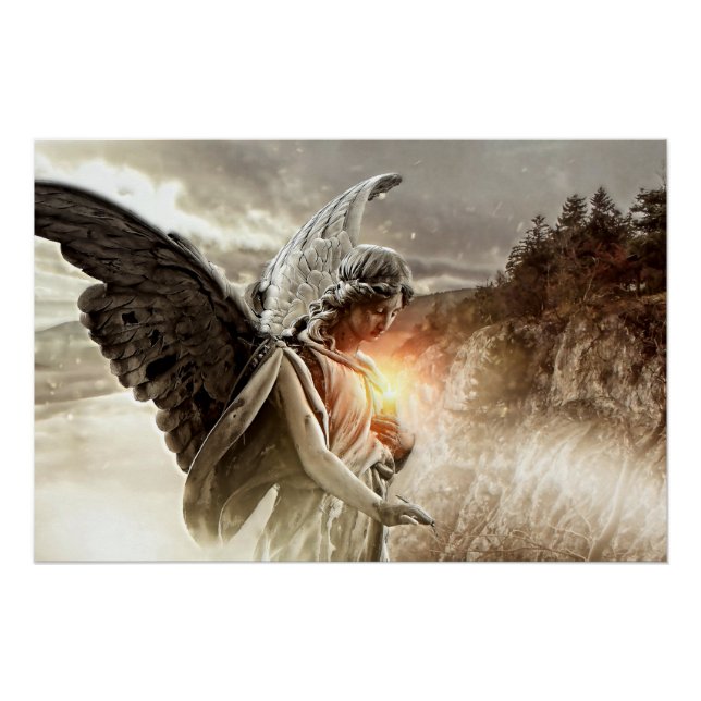 Póster Ángel de los Desafortunados (Anverso)