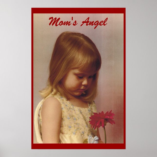 Póster ángel de mamá (Frente)
