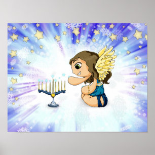 Póster Ángel de Menorah