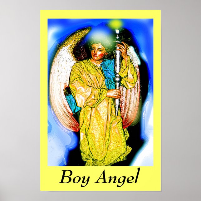 Póster Ángel de niño (Frente)