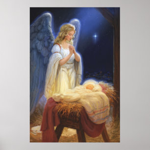 Póster Ángel de rezar