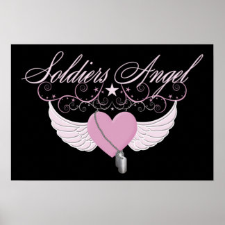 Póster Ángel de soldados