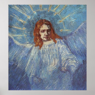 Póster Ángel de Vincent van Gogh