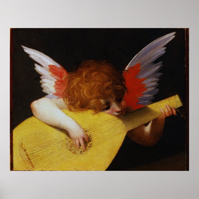 Póster Ángel del Músico, Rosso Fiorentino (Frente)
