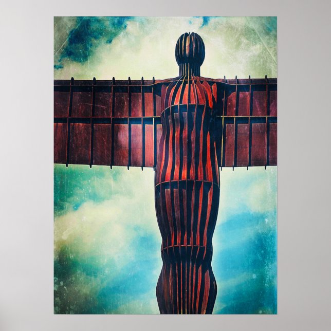 Póster Ángel del Norte (Frente)