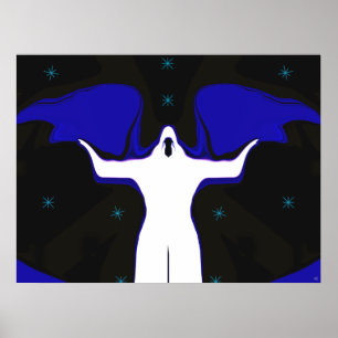 Póster Ángel del poster de la misericordia