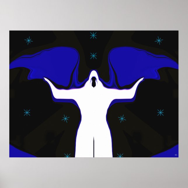 Póster Ángel del poster de la misericordia (Frente)
