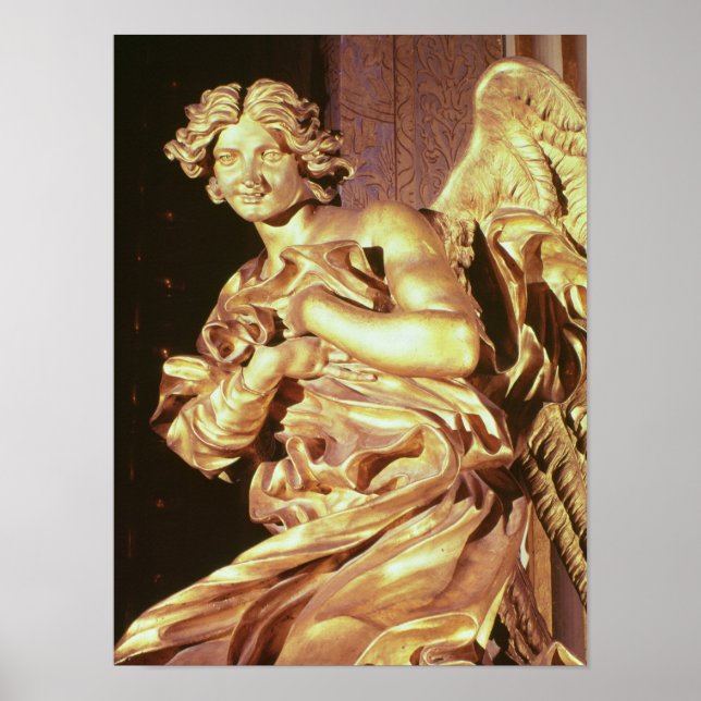 Póster Ángel del tabernáculo en el Bendito (Frente)