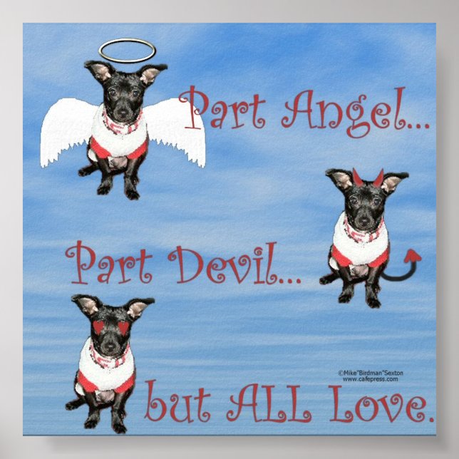 Póster Ángel/diablo (Frente)