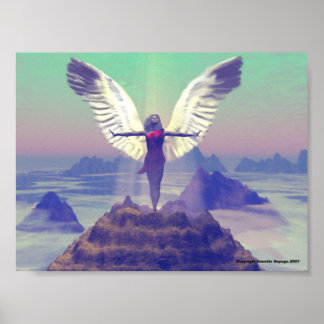 Póster Ángel en altura