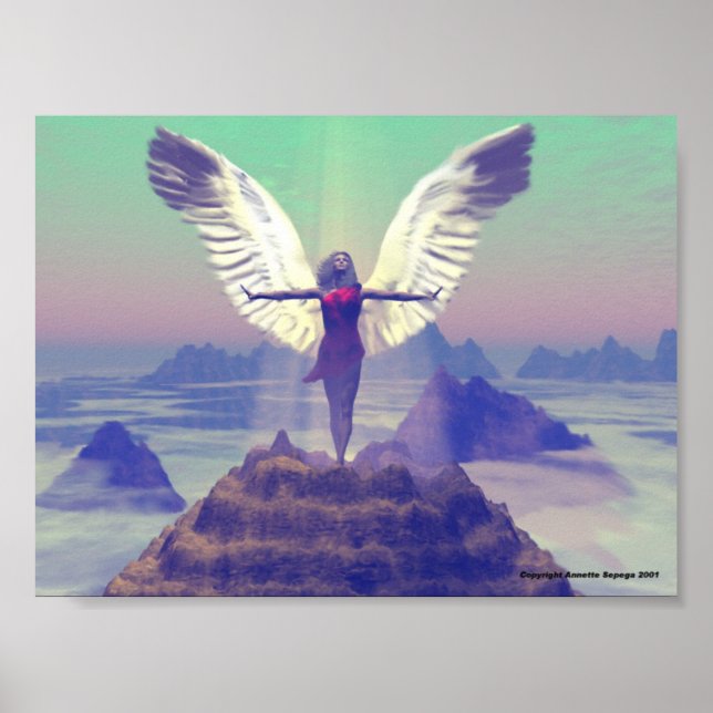 Póster Ángel en altura (Frente)