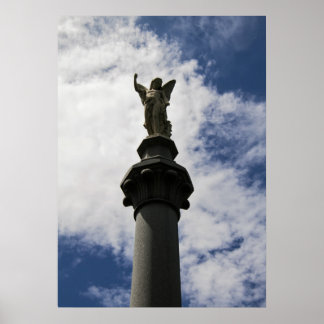 Póster Ángel en las nubes