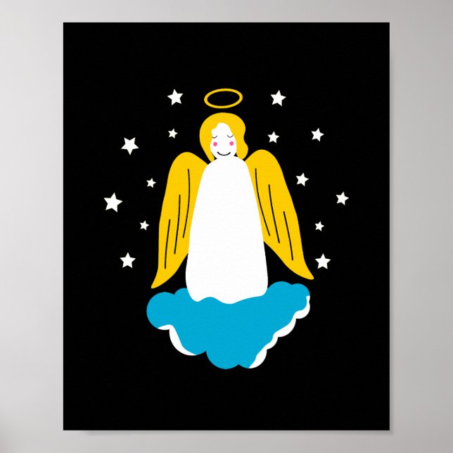 Póster Ángel en una nube (Frente)