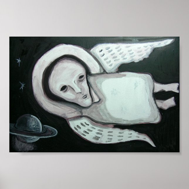 Póster Ángel espacial (Frente)