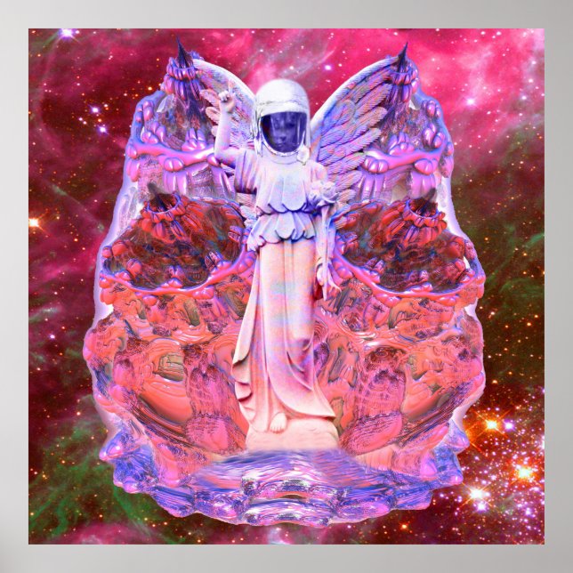 Póster Ángel espacial (Frente)