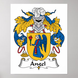 Póster Ángel Family Crest