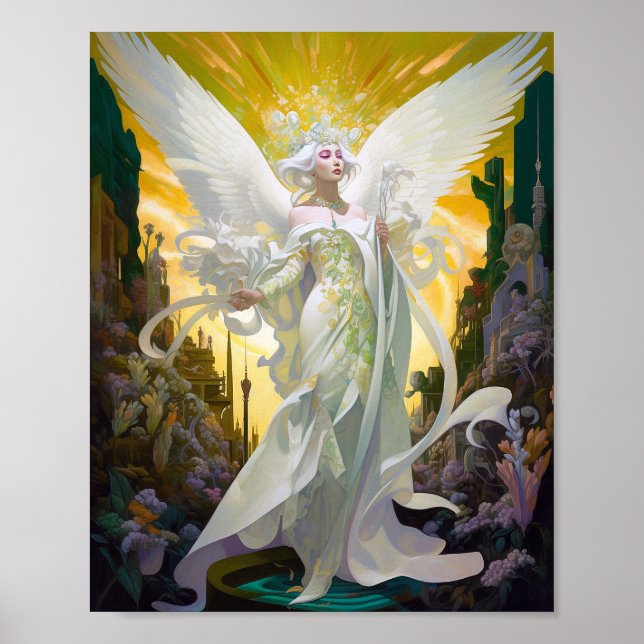 Póster Angel Fantasy Art (Frente)