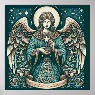Póster Ángel Hermoso Bajo las estrellas