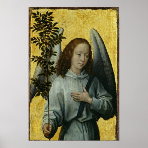 Póster Angel Holding an Olive Branch