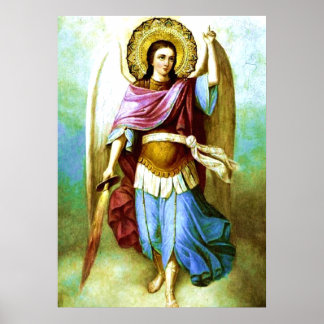 Póster Angel Holy Archangel Saint Michael Poster