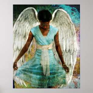 Póster Ángel humilde