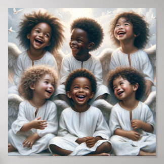 Póster Angel Kidz Print, Poster de valor (mate)