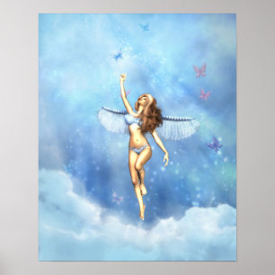 Póster Ángel llovido del cielo