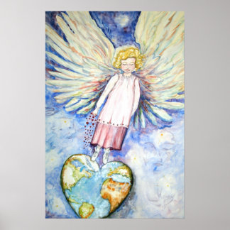 PÓSTER ANGEL LOVE FOR THE WORLD POSTER ART