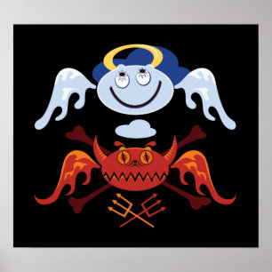 Póster ángel malvado